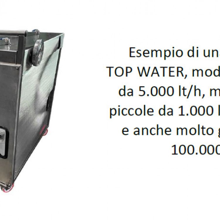 Trattamento dell'acqua con la Tecnologia "Top Waterr" - PEF